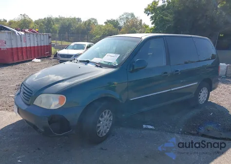 2002 Kia Sedona Ex/Lx из США, поврежденный, VIN KNDUP131926206019